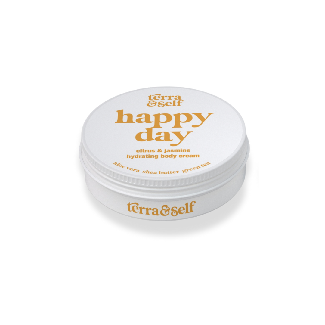 Travel Happy Day Body Cream with Mango Butter & Aloe Vera