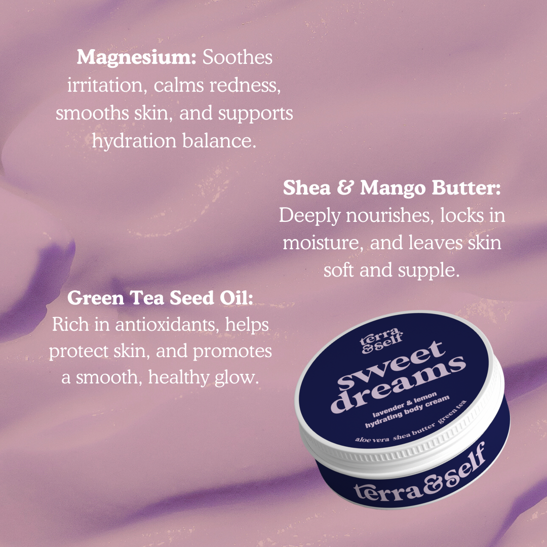 Sweet Dreams Body Cream with Melatonin & Magnesium