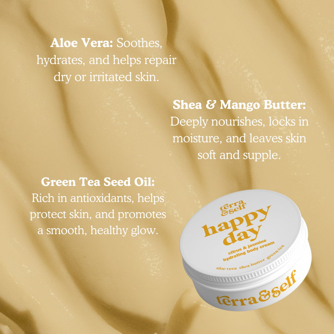 Happy Day Body Cream with Mango Butter & Aloe Vera
