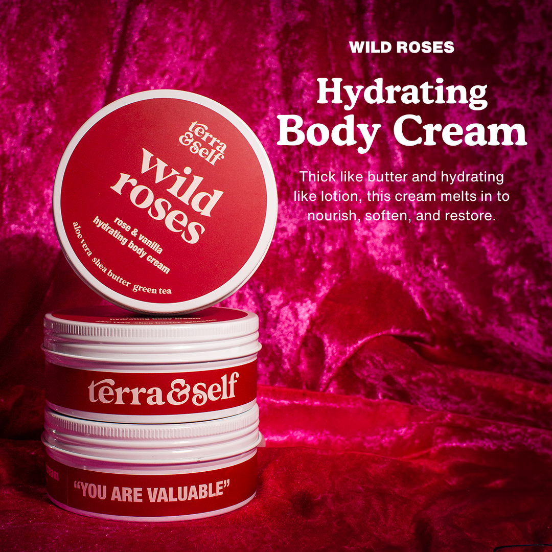 Wild Roses Body Cream with Mango Butter & Aloe Vera