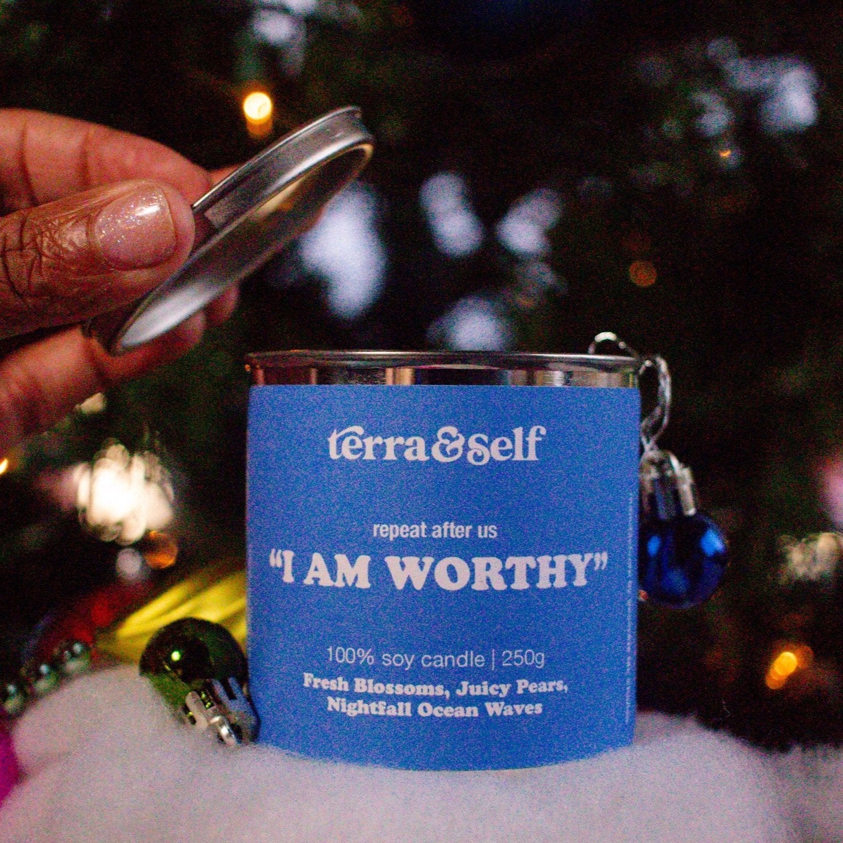I Am Worthy Candle