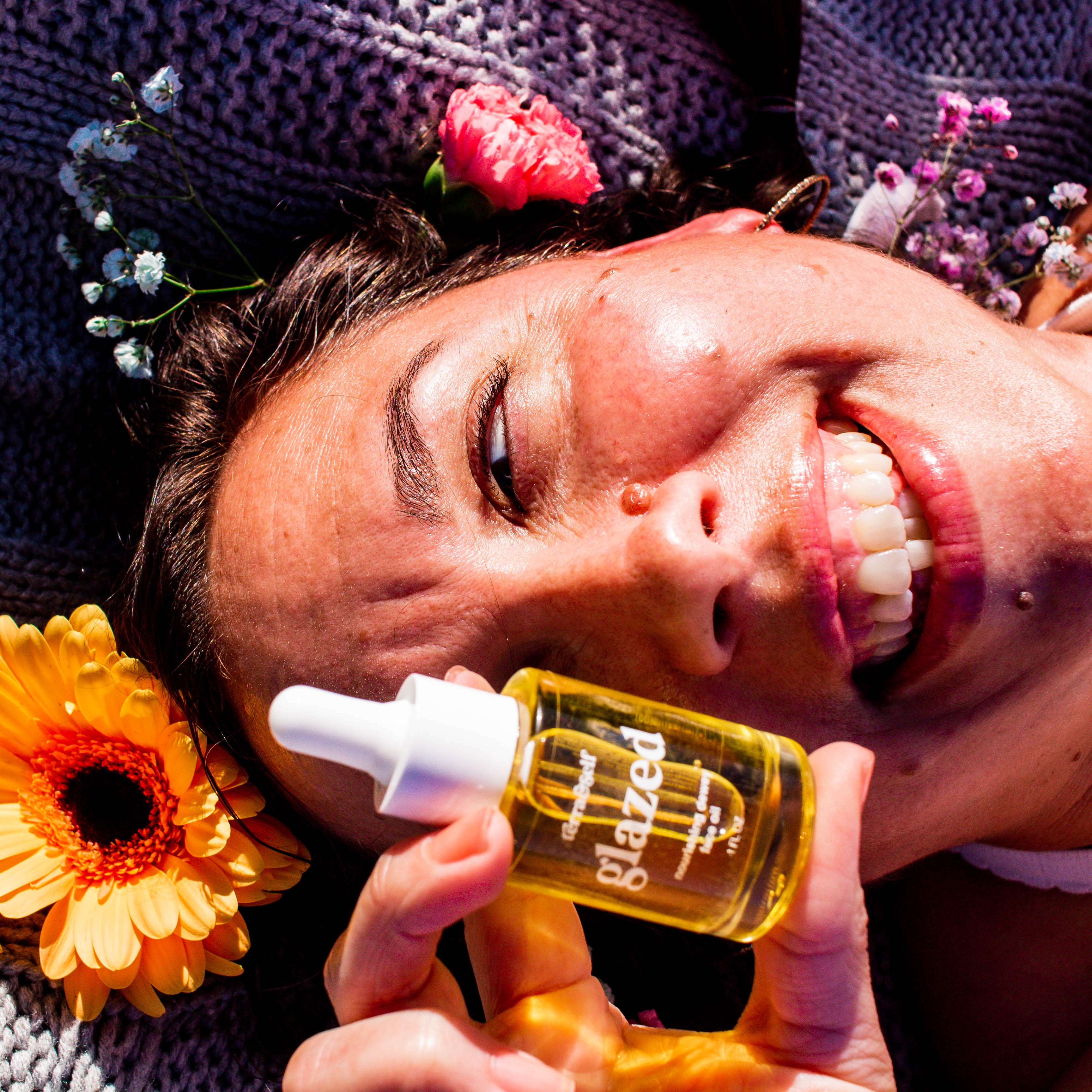 Glazed Face Oil for Dry/Balanced Skin with Cloudberry & Jasmine
