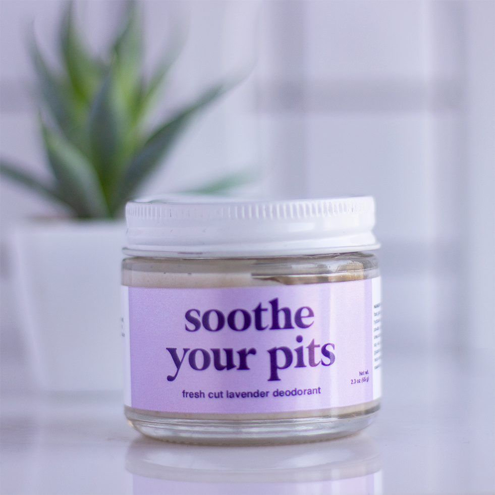 Soothe Your Pits Natural Deodorant - Aluminum & Baking Soda Free