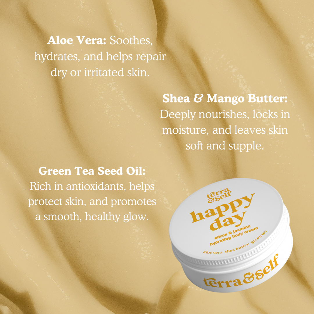 Happy Day Body Cream with Mango Butter &amp; Aloe Vera