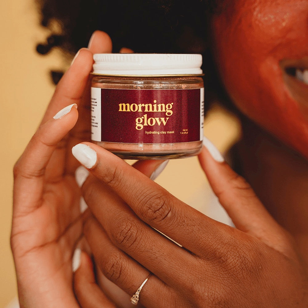 Hydrating Facemask, Morning Glow, by black owned beauty, Terra and Self.